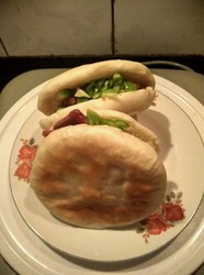 肉加饼