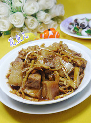 水笋烧五花肉