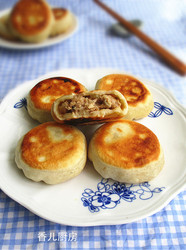 鲜笋猪肉烫面馅饼