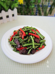 豇豆炒腊肉