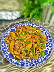豆卷炒肉
