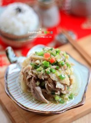 葱油手撕鸡