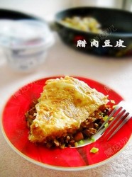 腊肉豆皮