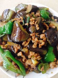 茄子肉末