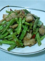 肉炒豆角