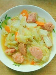 白菜炖肉丸子
