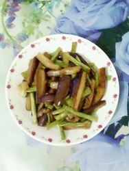 油炸茄子豆角