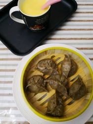 酸菜荞麦蒸饺