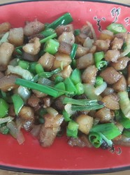 辣炒猪头肉
