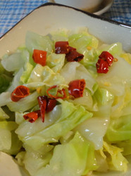 呛拌洋白菜