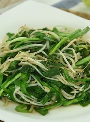 豆芽炒韭菜