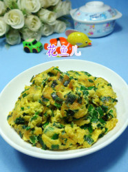 虾皮韭菜炒鸡蛋