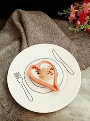 火腿爱心煎蛋