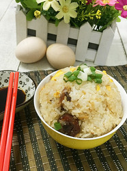 美味腊肠饭