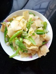 土豆皮儿煎青椒