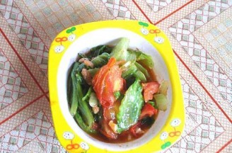 番茄烩生菜