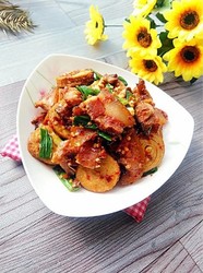 腊味烩素鸡