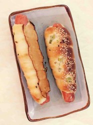 葱香热狗