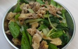 煲鸡肉丝瓜青菜