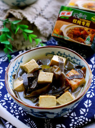 海带炖豆腐