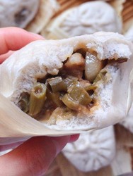 菜豆酱肉包