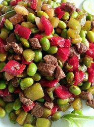 毛豆仔姜牛肉