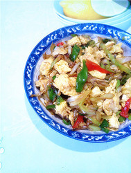 大葱炒鸭蛋
