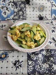 瓜片炒鸡蛋