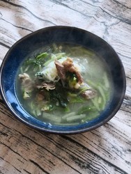 小白菜粉丝汤