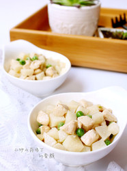 小炒山药鸡丁