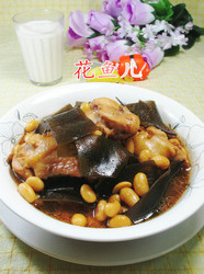 黄豆海带焖鸡翅根