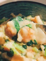 时蔬鲜虾疙瘩汤