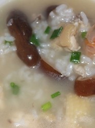 香菇滑鸡粥