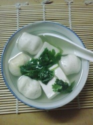 豆腐鱼丸汤