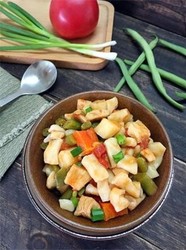 茄汁鸡肉面丁