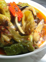 虎皮辣子烧茄子