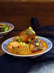 酱香胖头鱼炖豆腐