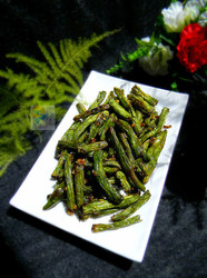 蒜香干煸豆角
