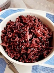 脱糖黑米沥米饭