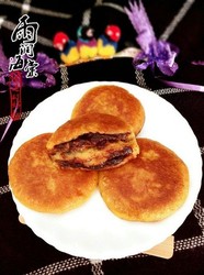 红薯豆沙糯米饼