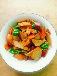 青椒炒素鸡