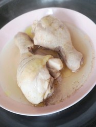 隔水蒸鸡腿