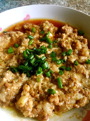蒸肉饼