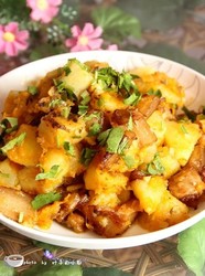 孜然南瓜土豆块