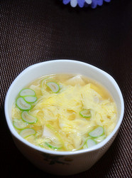 酸辣豆腐蛋花汤