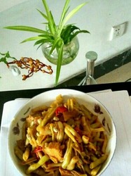 肉片烩豆角