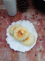 花生豆浆&豆酥芝麻烧饼