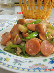 茄子炒火腿