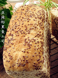 亚麻籽黑麦土司