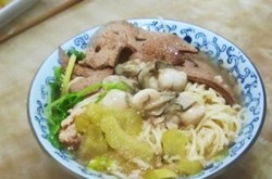 猪肝蚝面